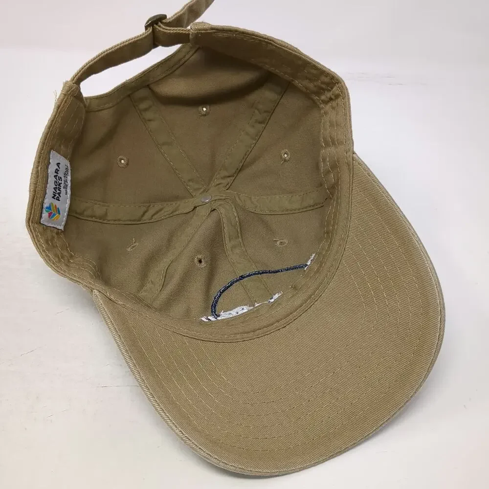 Niagara Parks Baseball Cap Brown One Size Hat Niagara Falls Canada Maple Leaf